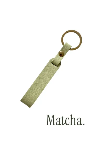 Faux Leather Key Ring