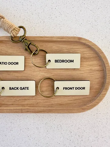 Key Tag | Almond