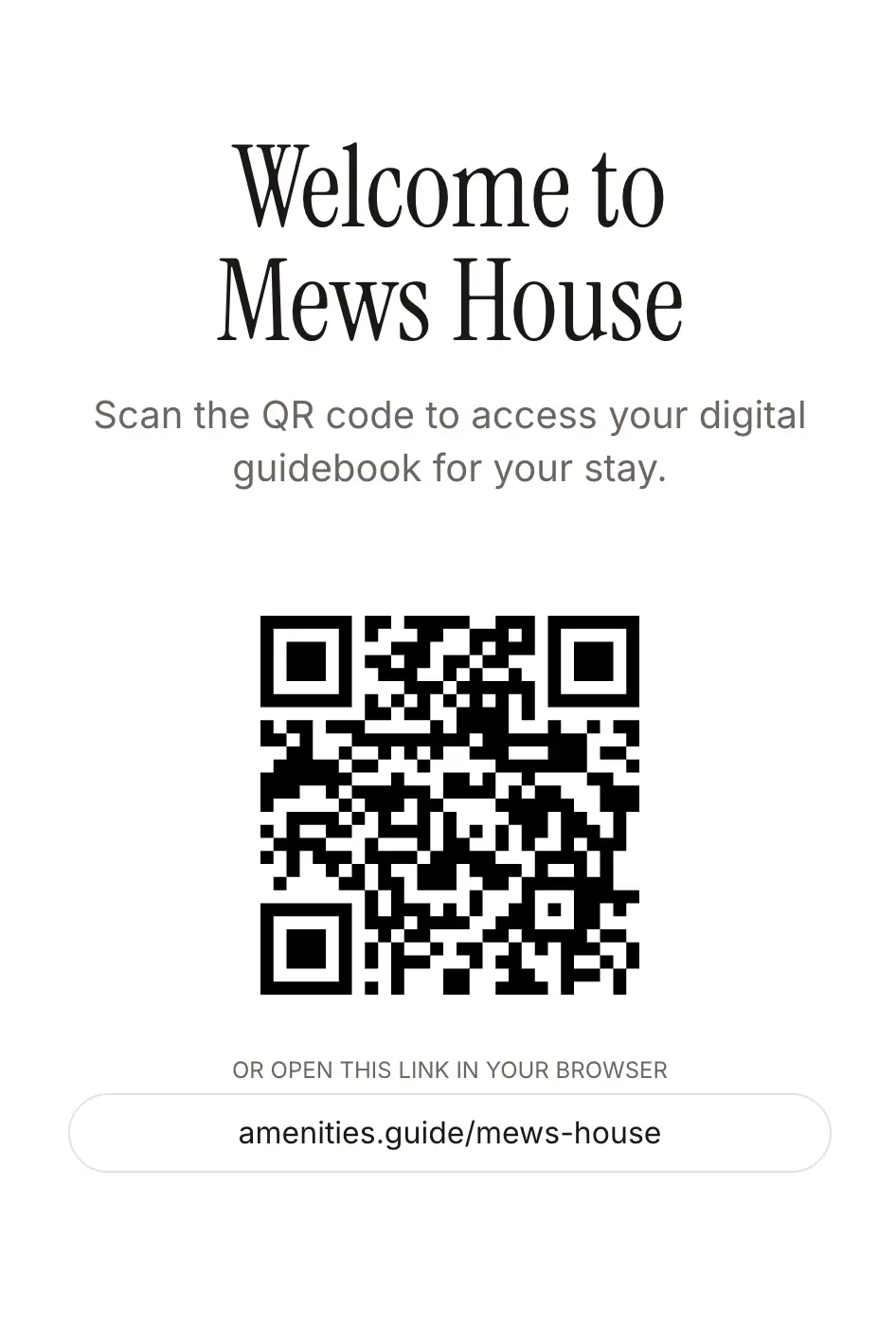 Printable guidebook share poster